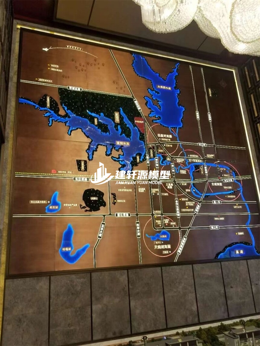 丰满区域壁挂模型制作