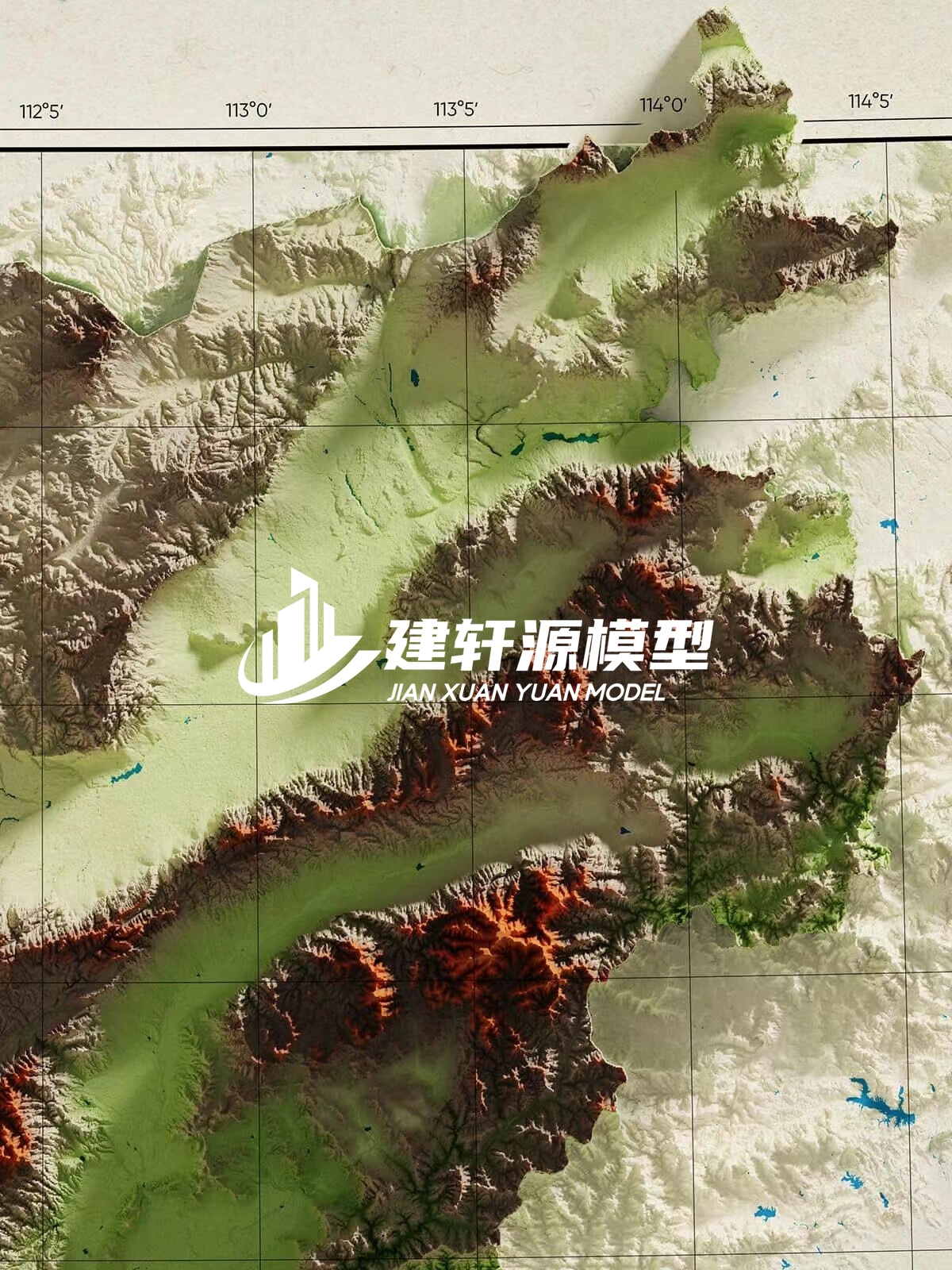 丰满地形模型制作